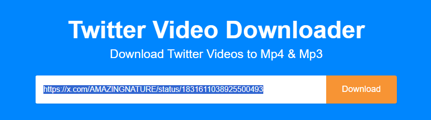 Bir Videoyu Twitter'dan mp3'e dönüştürme